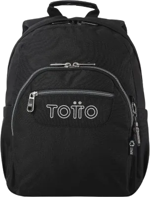 Morral escolar Totto clásico negro